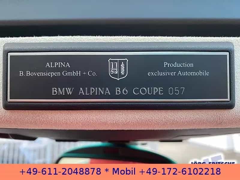 ALPINA B6 COUPE *PANORAMADACH*ORIGINAL 67.400 KM!!* 05/2007-photo-17
