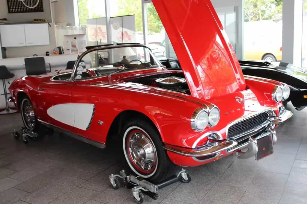Corvette C1 Convertible 283 Cui V8, 4 Gang Schalter! 07/1962-photo-6