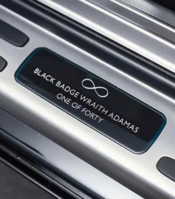 Rolls-Royce Wraith Black Badge 1 of 40 Limited Adamas 08/2018-photo-12