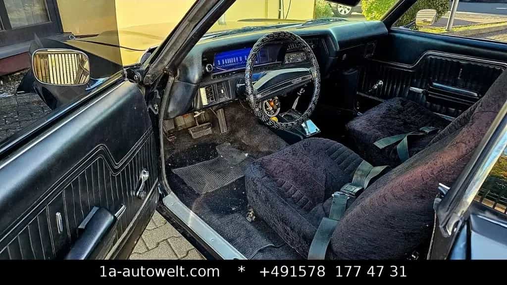 Chevrolet Chevelle SS Restauriert Schwarz Matt Metall 07/1972-photo-7