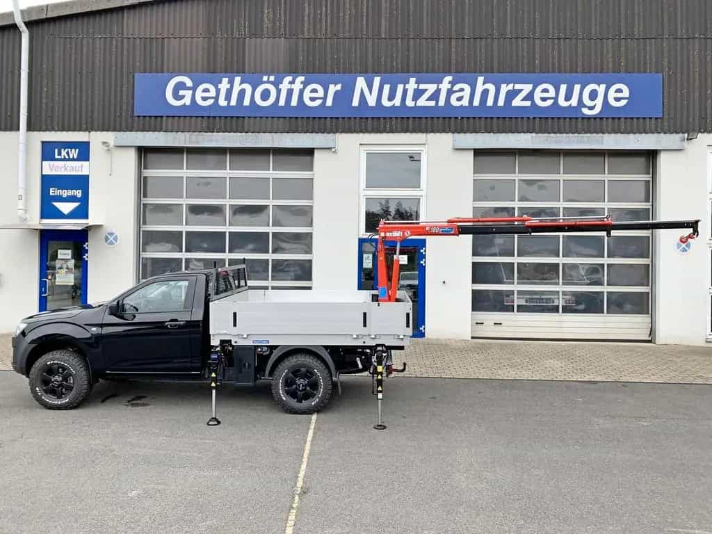 Isuzu D-Max Single Cab 4x4 L + Kran +Pritsche null-photo-0