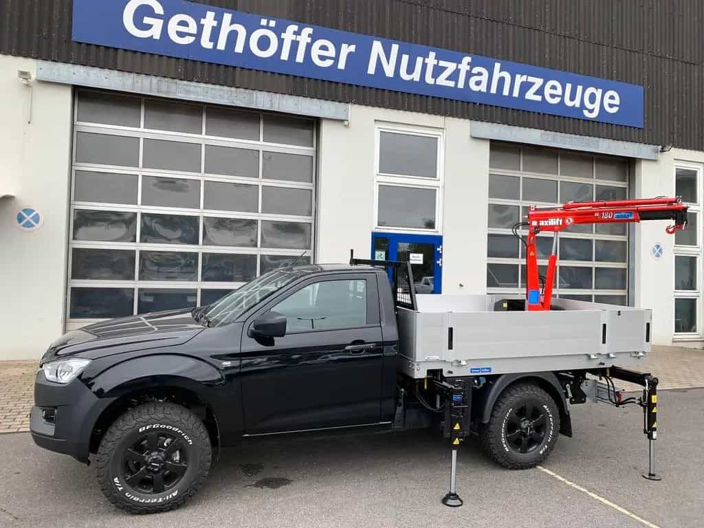 Isuzu D-Max Single Cab 4x4 L + Kran +Pritsche null-photo-2