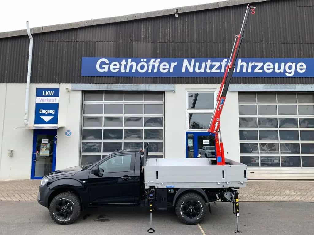 Isuzu D-Max Single Cab 4x4 L + Kran +Pritsche null-photo-3