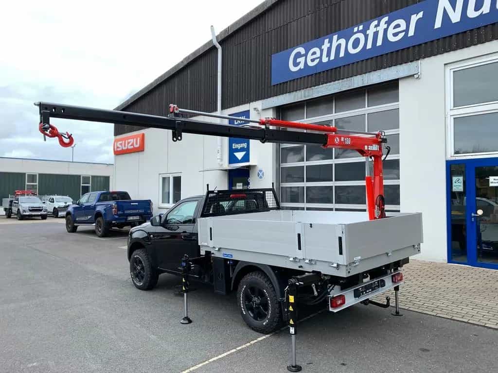 Isuzu D-Max Single Cab 4x4 L + Kran +Pritsche null-photo-5