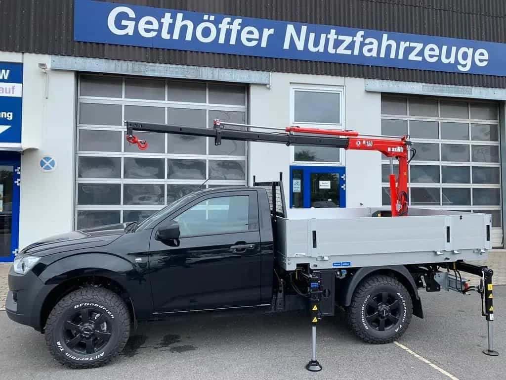 Isuzu D-Max Single Cab 4x4 L + Kran +Pritsche null-photo-6