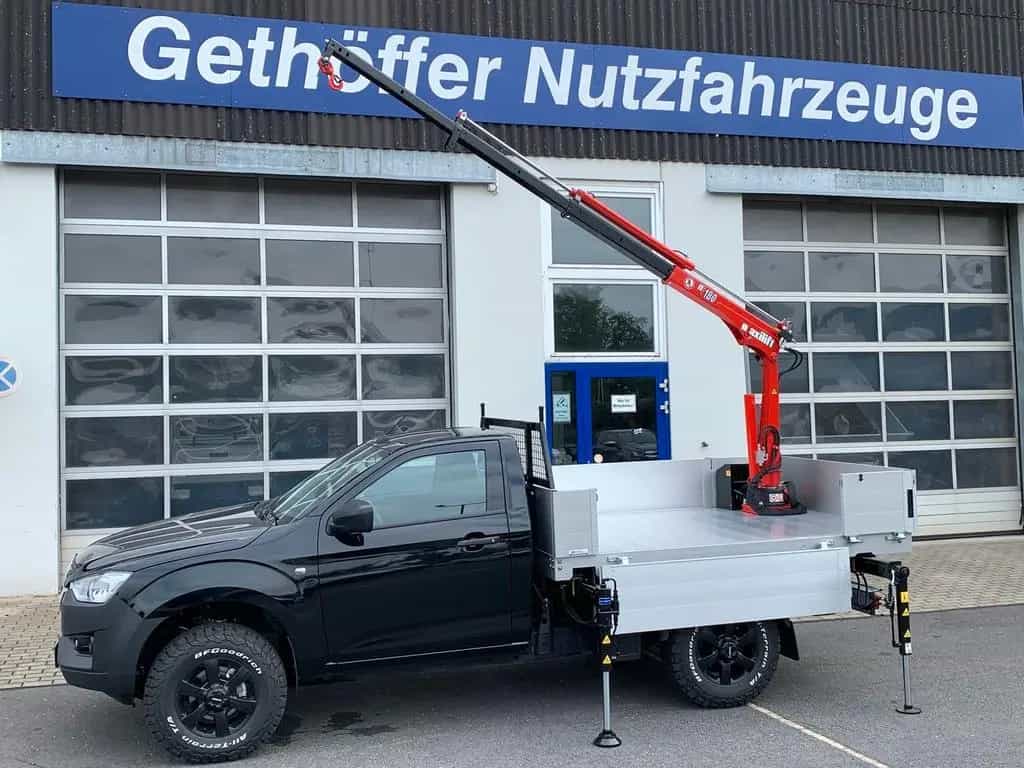 Isuzu D-Max Single Cab 4x4 L + Kran +Pritsche null-photo-7