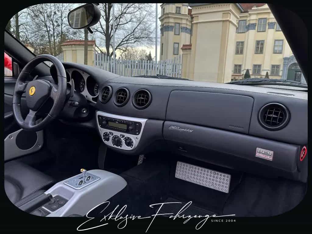 Ferrari 360 Spider|Service NEU|3880km|Scuderia Shields| 01/2001-photo-12