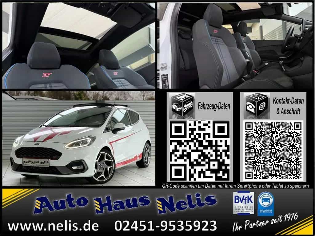 Ford Fiesta ST 1,5 EcoBoost R-Cam DAB Panorama Assist 06/2019-photo-29