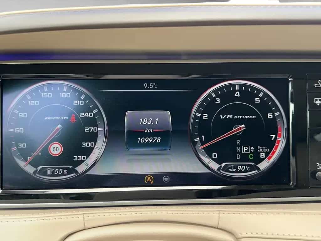Mercedes-Benz S-Class 63 L AMG 4Matic RUBIN/BEIGE CERAMIC/CARBON/TOP 01/2015-photo-19