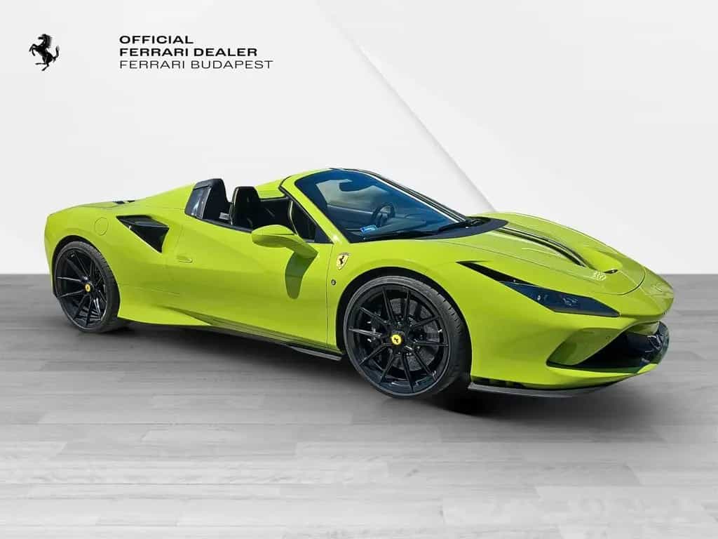 Ferrari F8 Spider FULL CARBON JBL LIFT VERDE GERMOGLIO 07/2022-photo-0