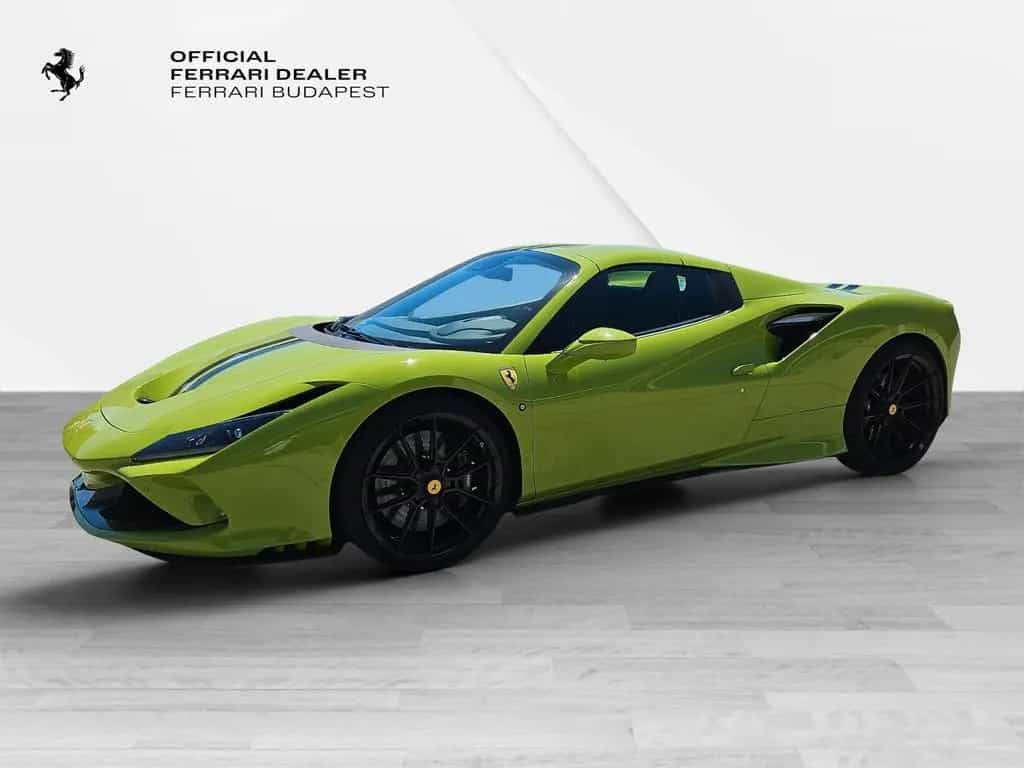 Ferrari F8 Spider FULL CARBON JBL LIFT VERDE GERMOGLIO 07/2022-photo-10