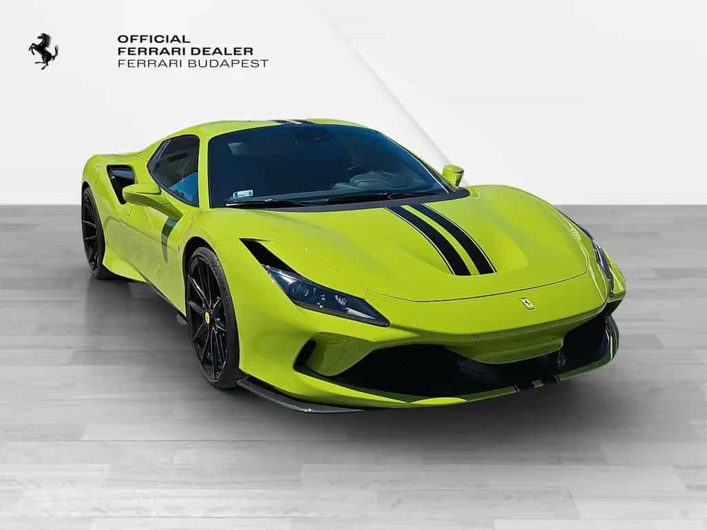 Ferrari F8 Spider FULL CARBON JBL LIFT VERDE GERMOGLIO 07/2022-photo-14