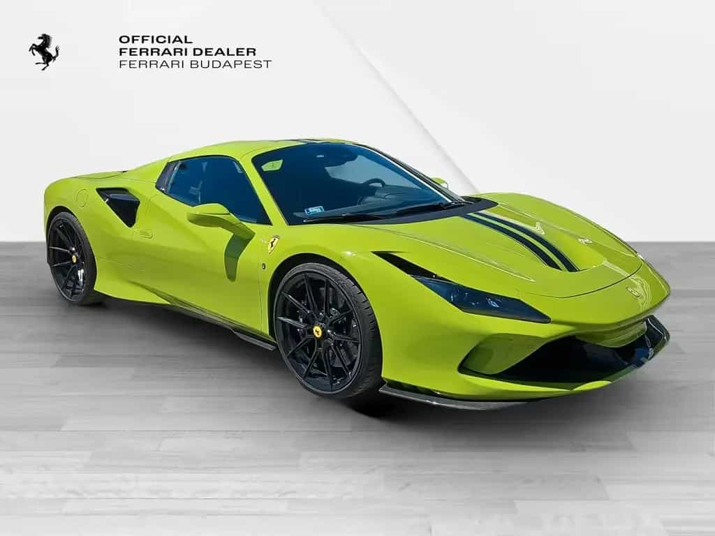Ferrari F8 Spider FULL CARBON JBL LIFT VERDE GERMOGLIO 07/2022-photo-15