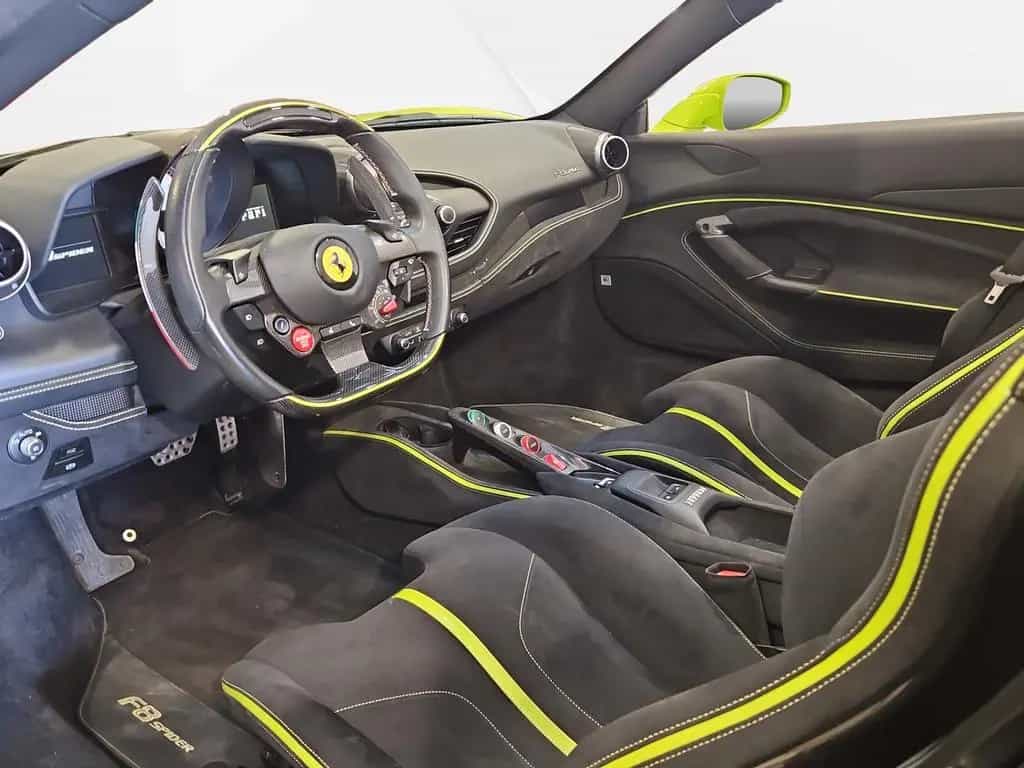 Ferrari F8 Spider FULL CARBON JBL LIFT VERDE GERMOGLIO 07/2022-photo-21