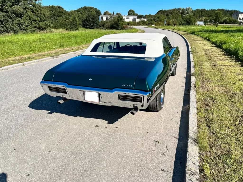 Pontiac GTO V8 6,6 Big Block Cabriolet Matching Numbers 12/1968-photo-3