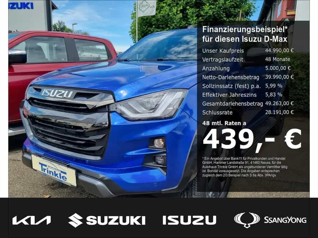 Isuzu D-Max Double Cab 4WD V-CROSS mit AHK Navi LED Me 01/2025-photo-0
