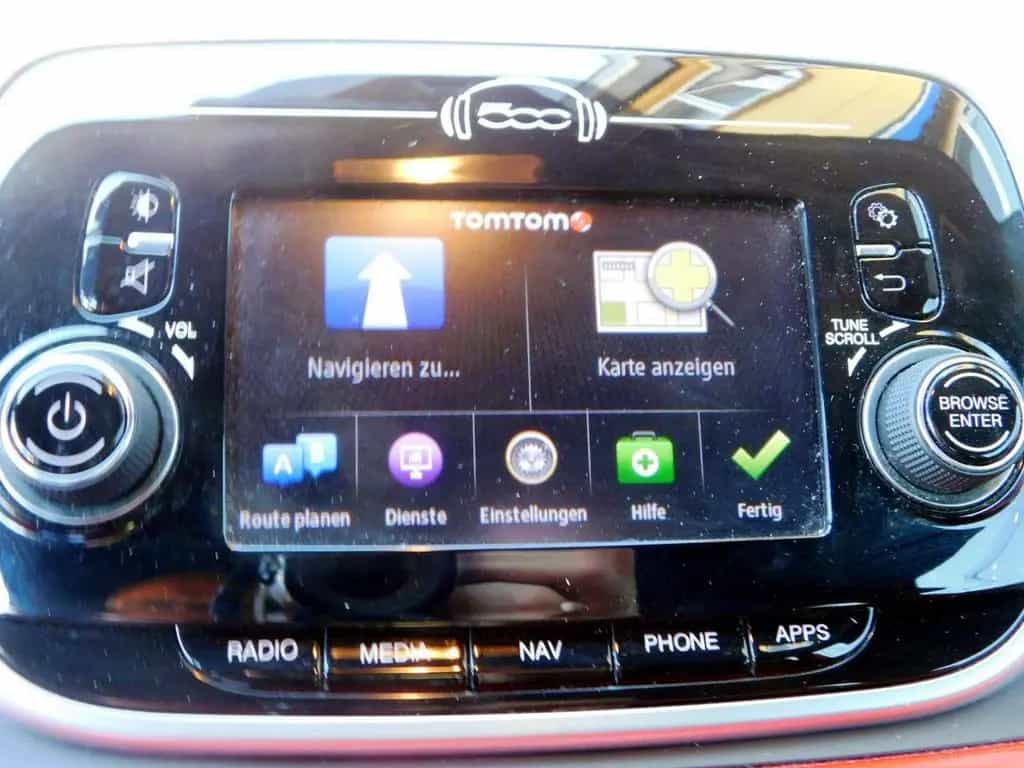 Abarth 595C - Navi / Einparkhilfe 04/2017-photo-5