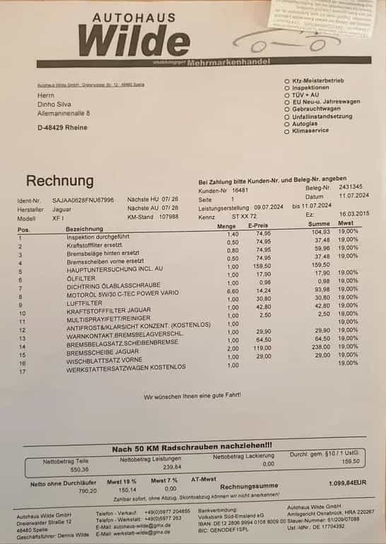 Jaguar XF S 3.0 L V6 Diesel-- TÜV/HU NEU 03/2015-photo-12