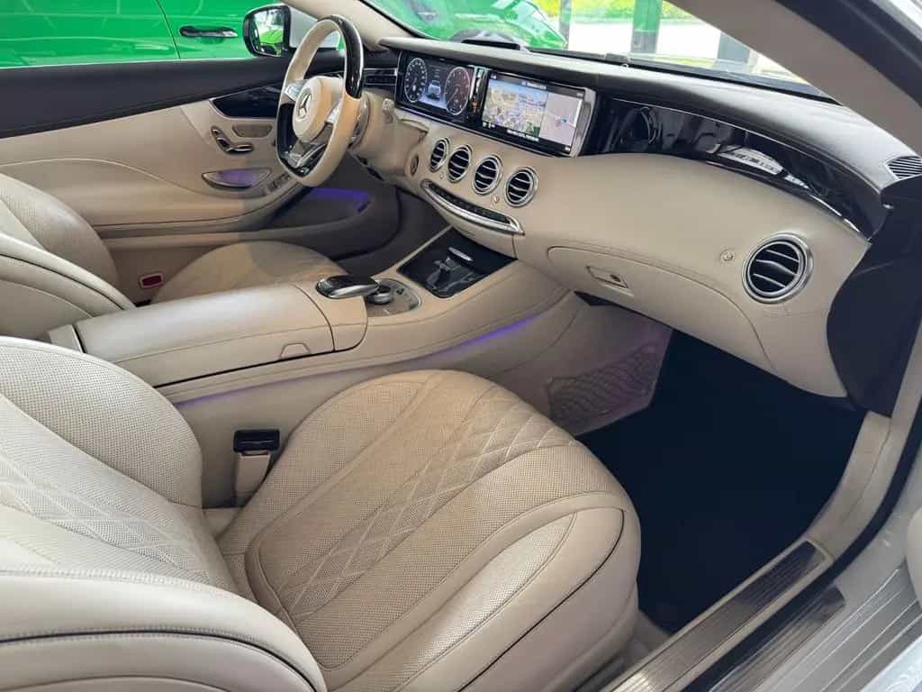 Mercedes-Benz S 500 Coupe- Designo- Magic sky- HUD- Burmester 10/2015-photo-13