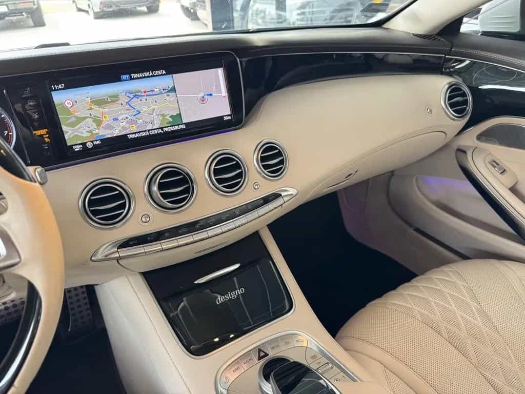 Mercedes-Benz S 500 Coupe- Designo- Magic sky- HUD- Burmester 10/2015-photo-15