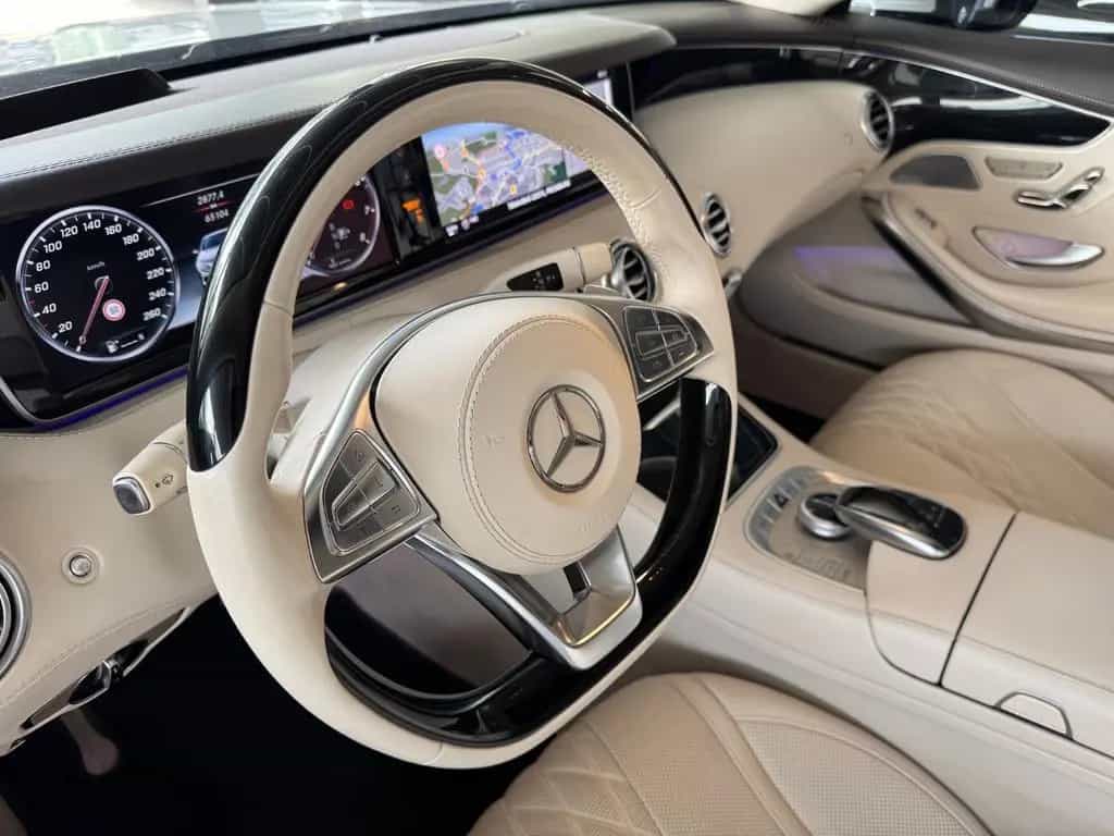 Mercedes-Benz S 500 Coupe- Designo- Magic sky- HUD- Burmester 10/2015-photo-9