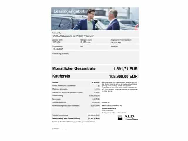 Cadillac Escalade 4WD Sport Platinum 12/2024-photo-1