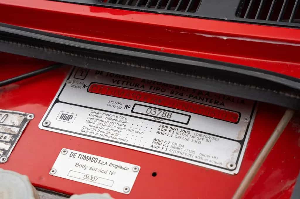 DeTomaso Pantera Factory Gr.3/FIA/Full history/N°18 of 26 01/1973-photo-19