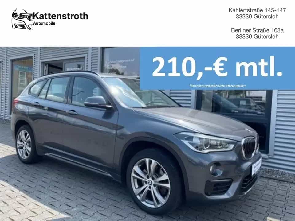 BMW X1 xDrive20d Aut. SportLine HeadUp LED AHK Leder 09/2018-photo-0