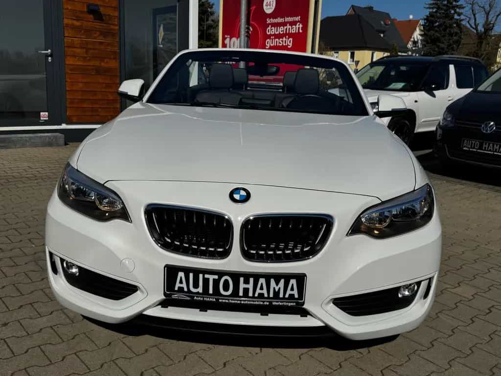 BMW 2 Series 218i Cabrio *NAVI*SHZ*LEDER*PDC*ALPIN*GEPFLEGT* 08/2015-photo-1