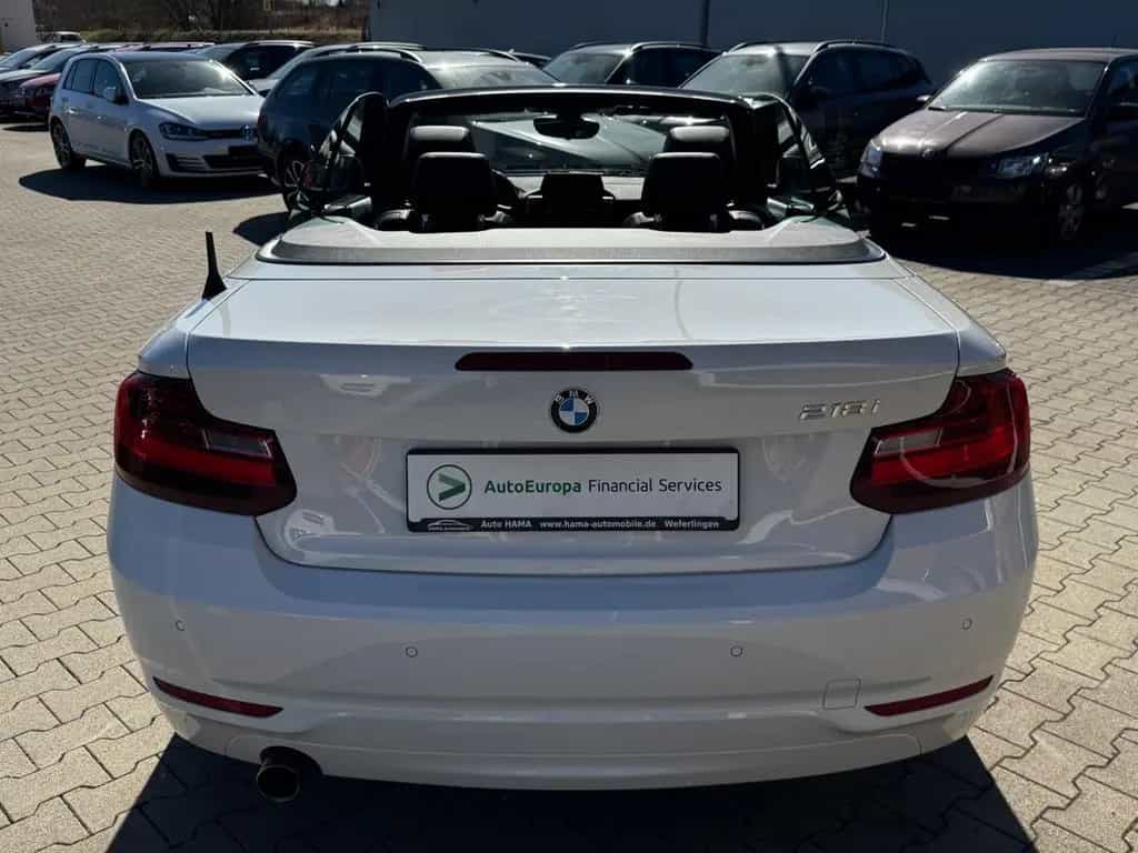 BMW 2 Series 218i Cabrio *NAVI*SHZ*LEDER*PDC*ALPIN*GEPFLEGT* 08/2015-photo-4