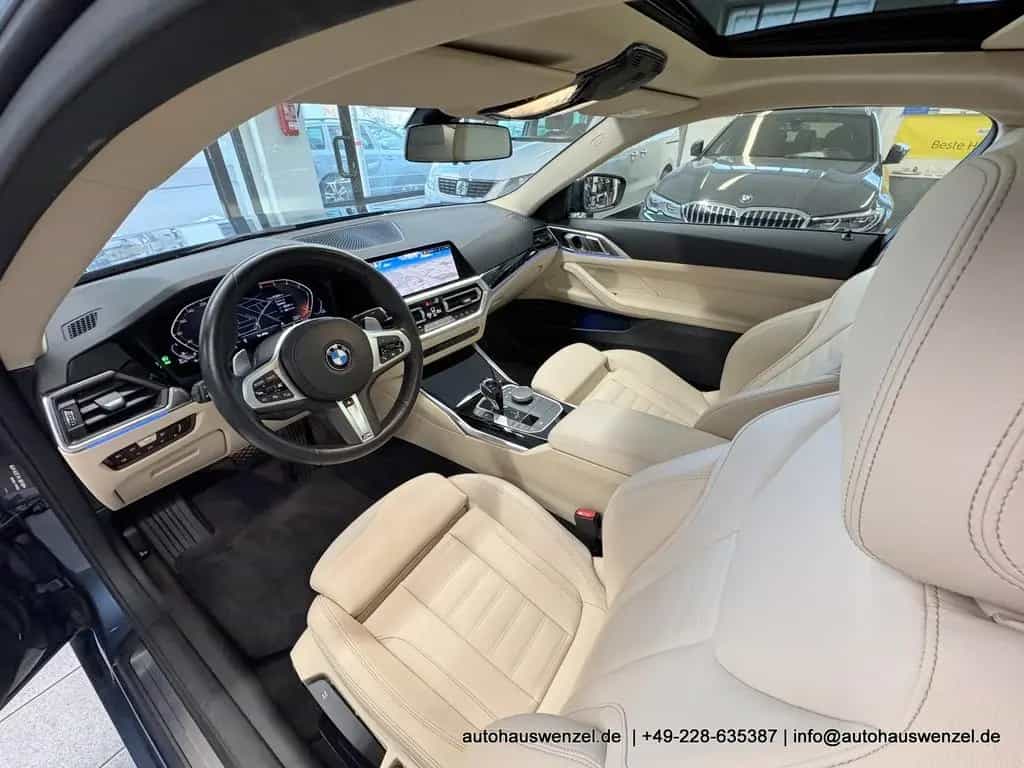 BMW 420 d Coupé LEDER SCHIEBEDACH DISTRONIC AHK LED 06/2021-photo-12