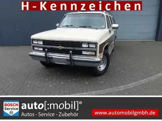 Chevrolet Suburban 2500 Silverado+H-KENNZEICHEN-KLIMA+7 SI 07/1989-photo-0