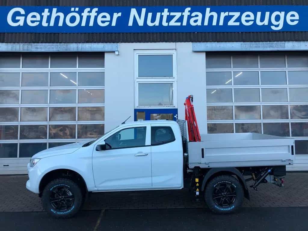 Isuzu D-Max Space Cab LS AT +Pritsche Kran + SOFORT + 12/2024-photo-0