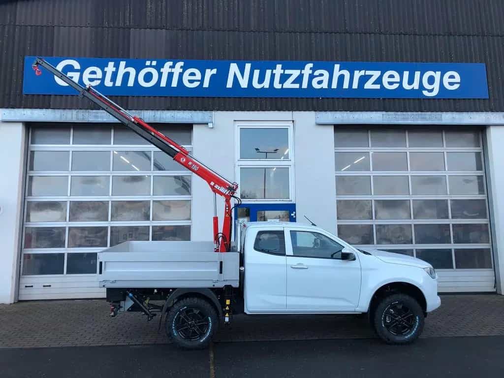 Isuzu D-Max Space Cab LS AT +Pritsche Kran + SOFORT + 12/2024-photo-1