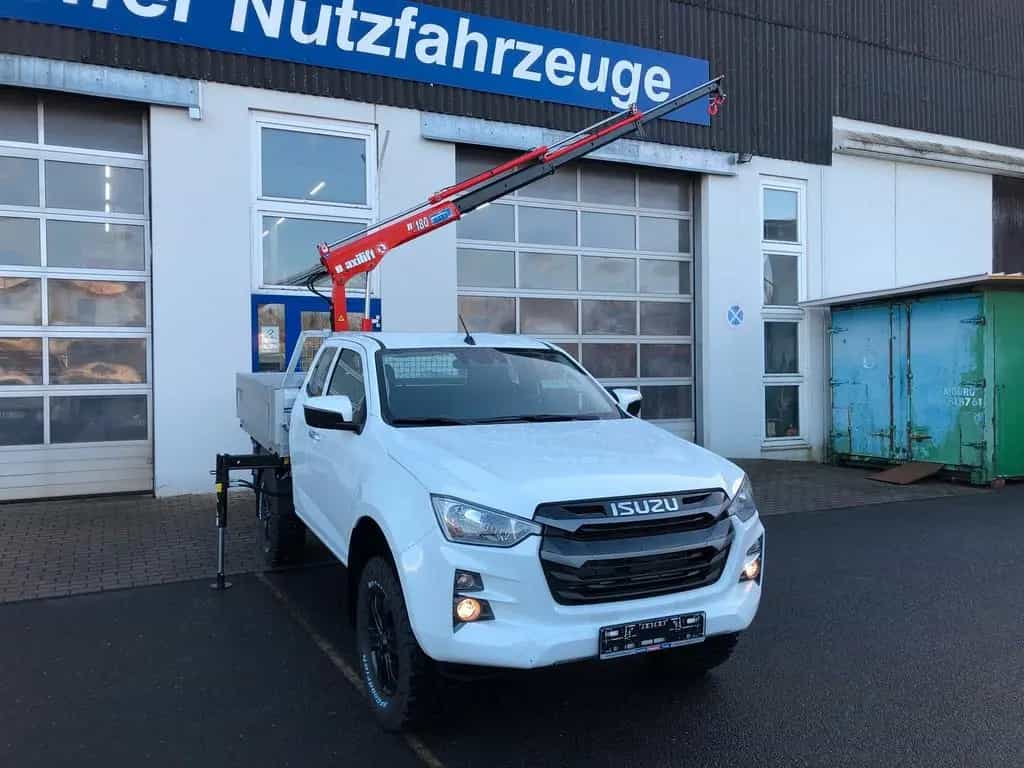 Isuzu D-Max Space Cab LS AT +Pritsche Kran + SOFORT + 12/2024-photo-3