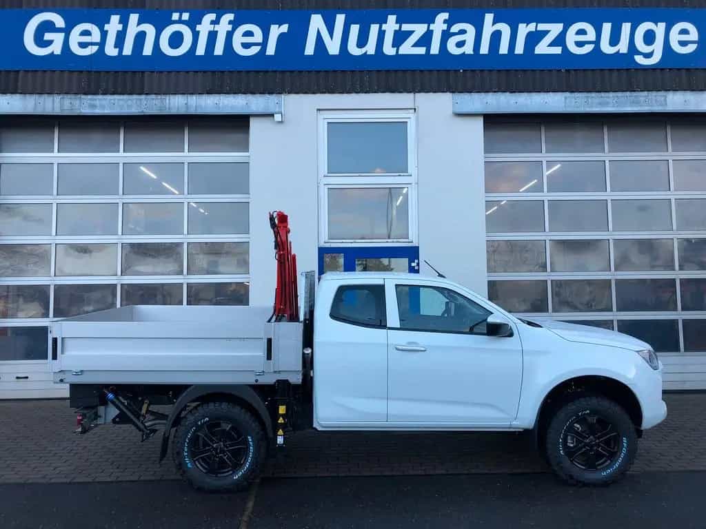 Isuzu D-Max Space Cab LS AT +Pritsche Kran + SOFORT + 12/2024-photo-4