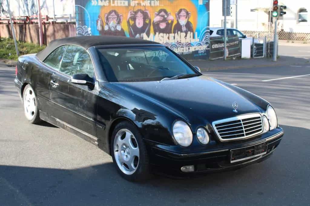 Mercedes-Benz CLK-Class 200 Cabrio Automatik 1. Hand Leder Prins Gas 11/2000-photo-0
