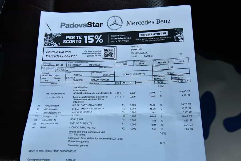 Mercedes-Benz G-Class 500 5,5L V8 Lang AMG-Paket Designo Leder 05/2009-photo-37