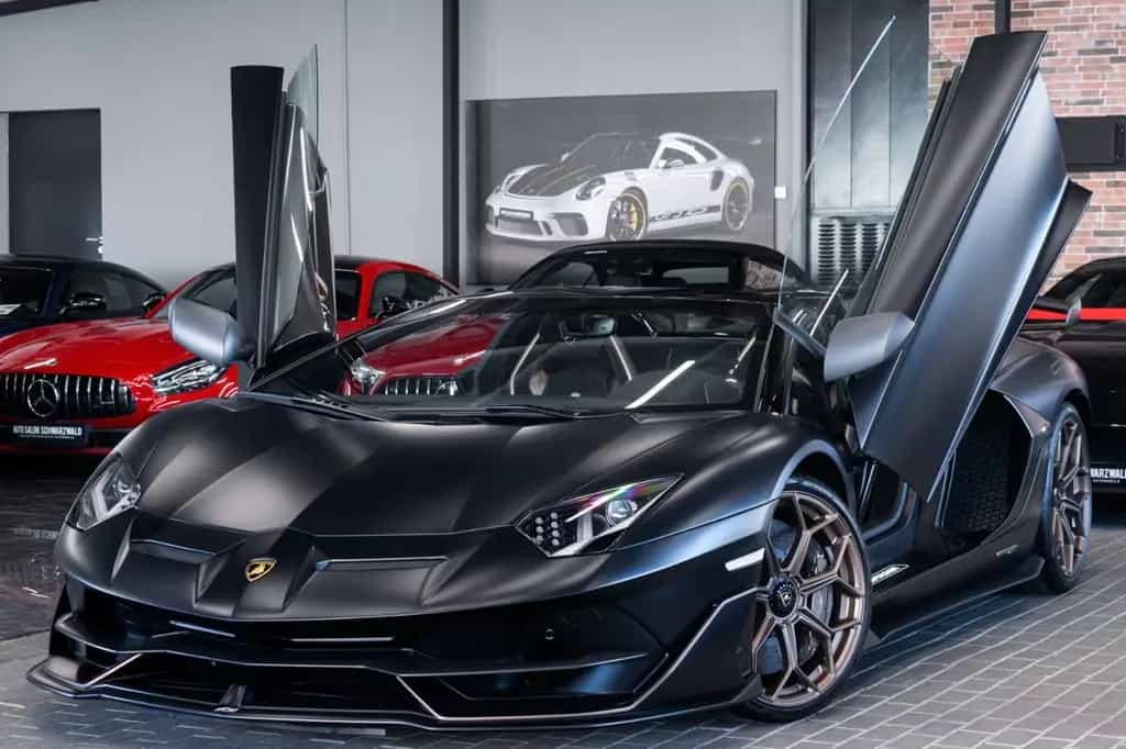 Lamborghini Aventador SVJ Roadster| FULL CARBON|1.HAND|MWST 10/2021-photo-0
