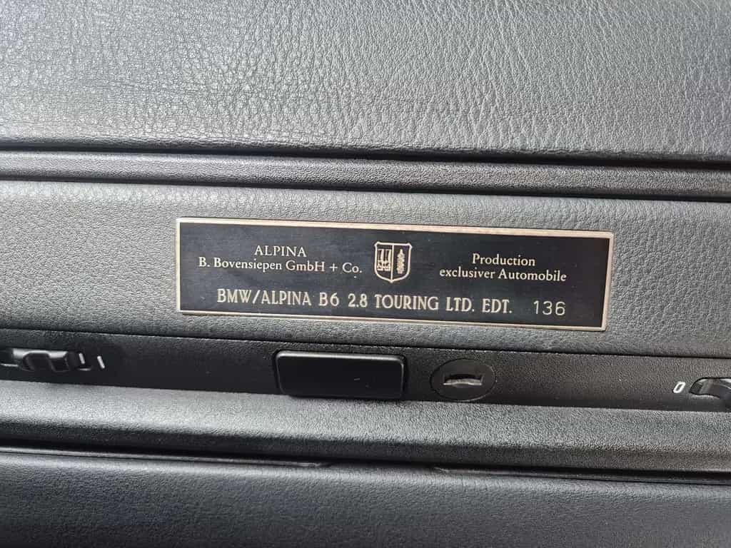 ALPINA B6 2,8 Ltd. Ed. Nr. 136 01/1999-photo-20