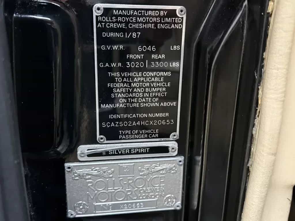 Rolls-Royce Silver Spirit 6.75 Liter V8 / nur 74.793 km / Ko 04/1987-photo-13