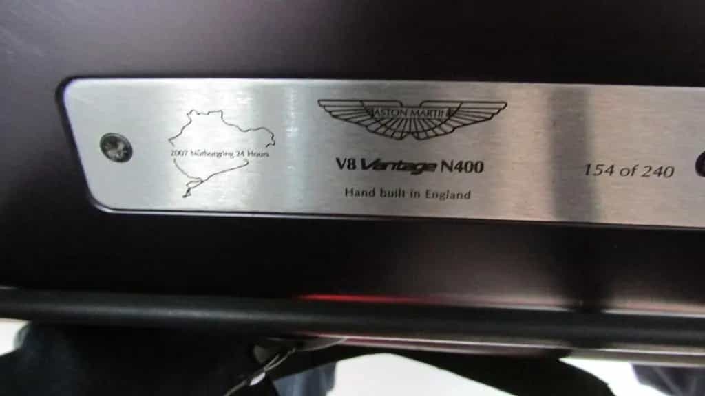 Aston Martin V8 Vantage N400 Edition Nr.154 *Edition wenig Km 06/2008-photo-13
