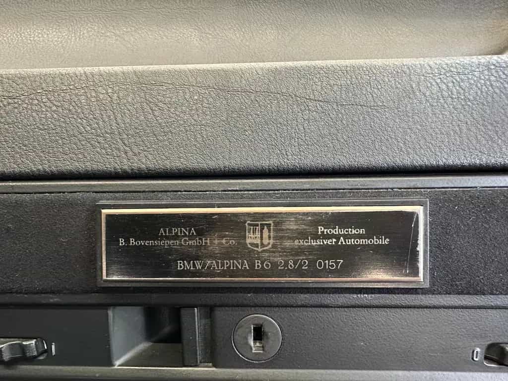 ALPINA B6 2.8/2 Schalter JAPAN Import Sammler 02/1993-photo-6