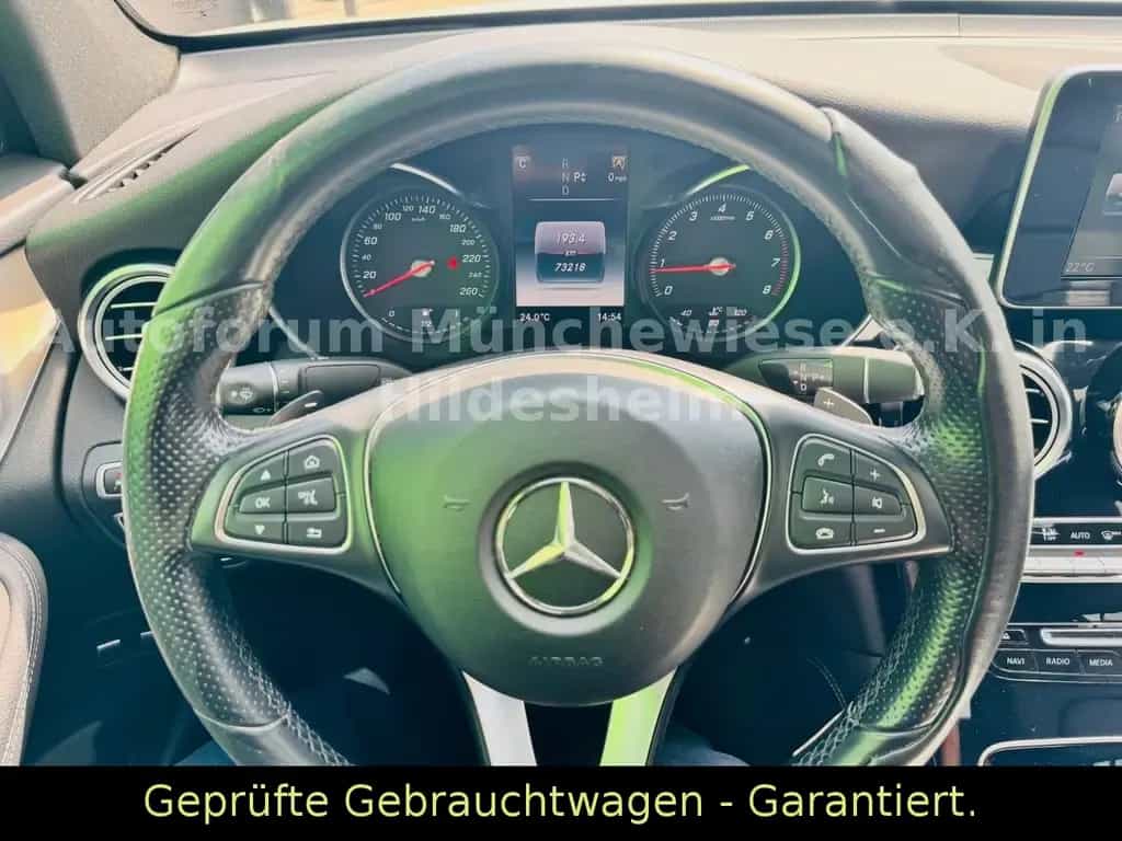 Mercedes-Benz GLC-Class 300 Coupe 4M *AMG*BURMESTER*CAM*HUD*KEYLESS* 12/2018-photo-17