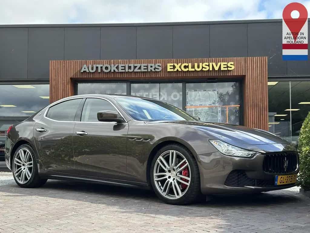Maserati Ghibli 3.0 V6 D leder Navi 20 inch 06/2015-photo-0