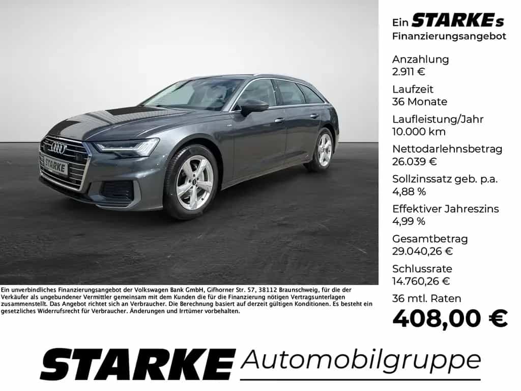 Audi A6 Avant 40 TDI quattro S tronic sport  Navi LED 03/2022-photo-0