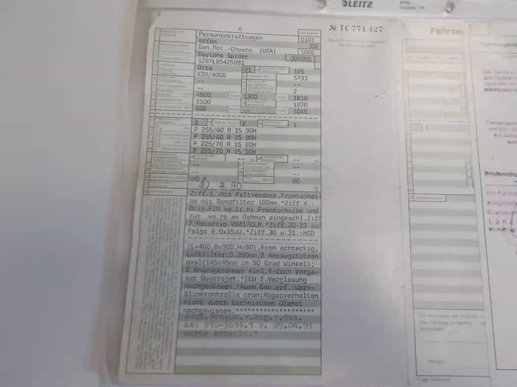 Corvette C3 Daytona Spider Project 07/1990-photo-7