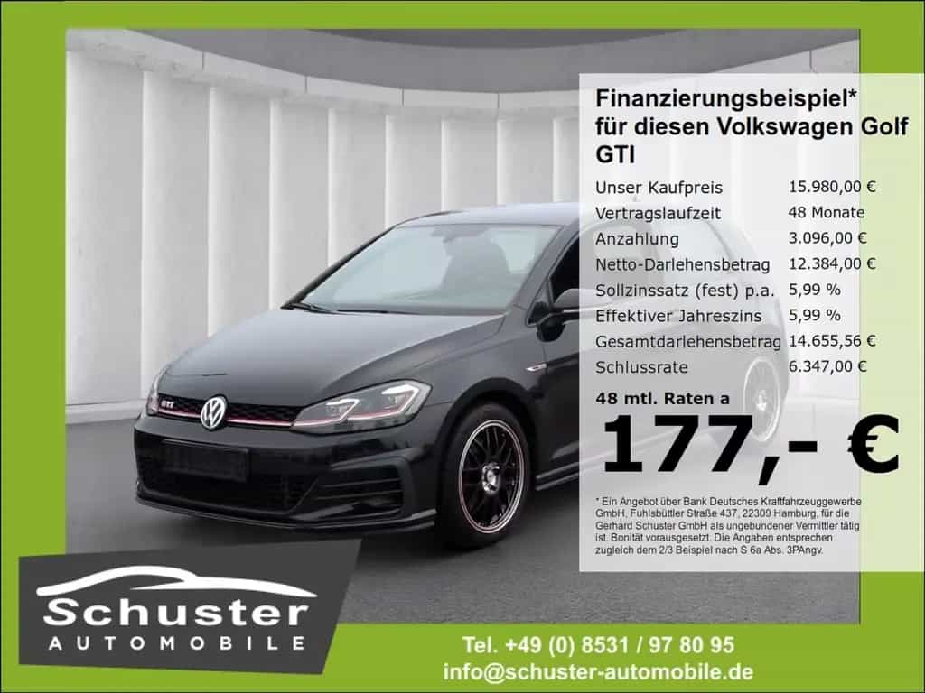 Volkswagen Golf GTI VII 2.0TSI*LED SHZ PDCv+h 2-Zon-Klima 07/2017-photo-0
