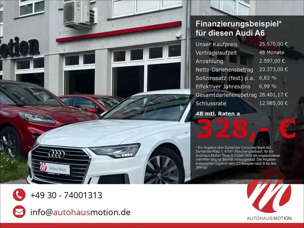 Audi A6 35 TDI 2.0 S-line Navi LED Kamera Keyless Amb 05/2020-photo-0