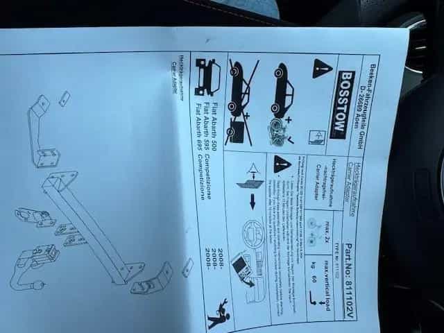 Abarth 695C KLIMA NAVI ALU AHK für Fahrräder 02/2024-photo-31